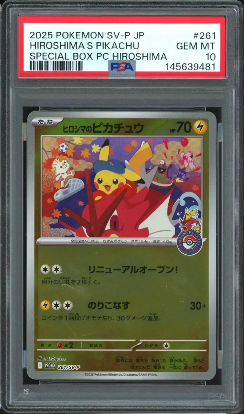 PSA 10 Hiroshima's Pikachu Reverse