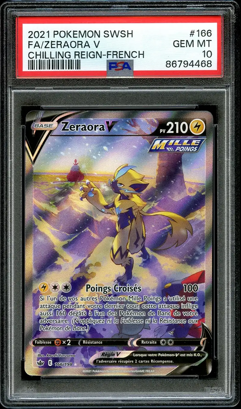 PSA 10 Zeraora V