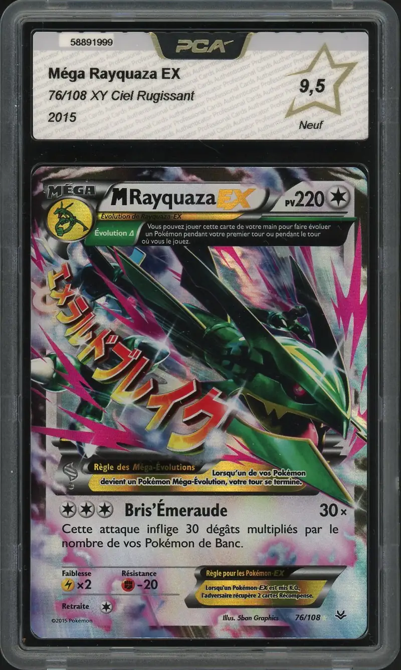PCA 9.5 Méga Rayquaza Ex