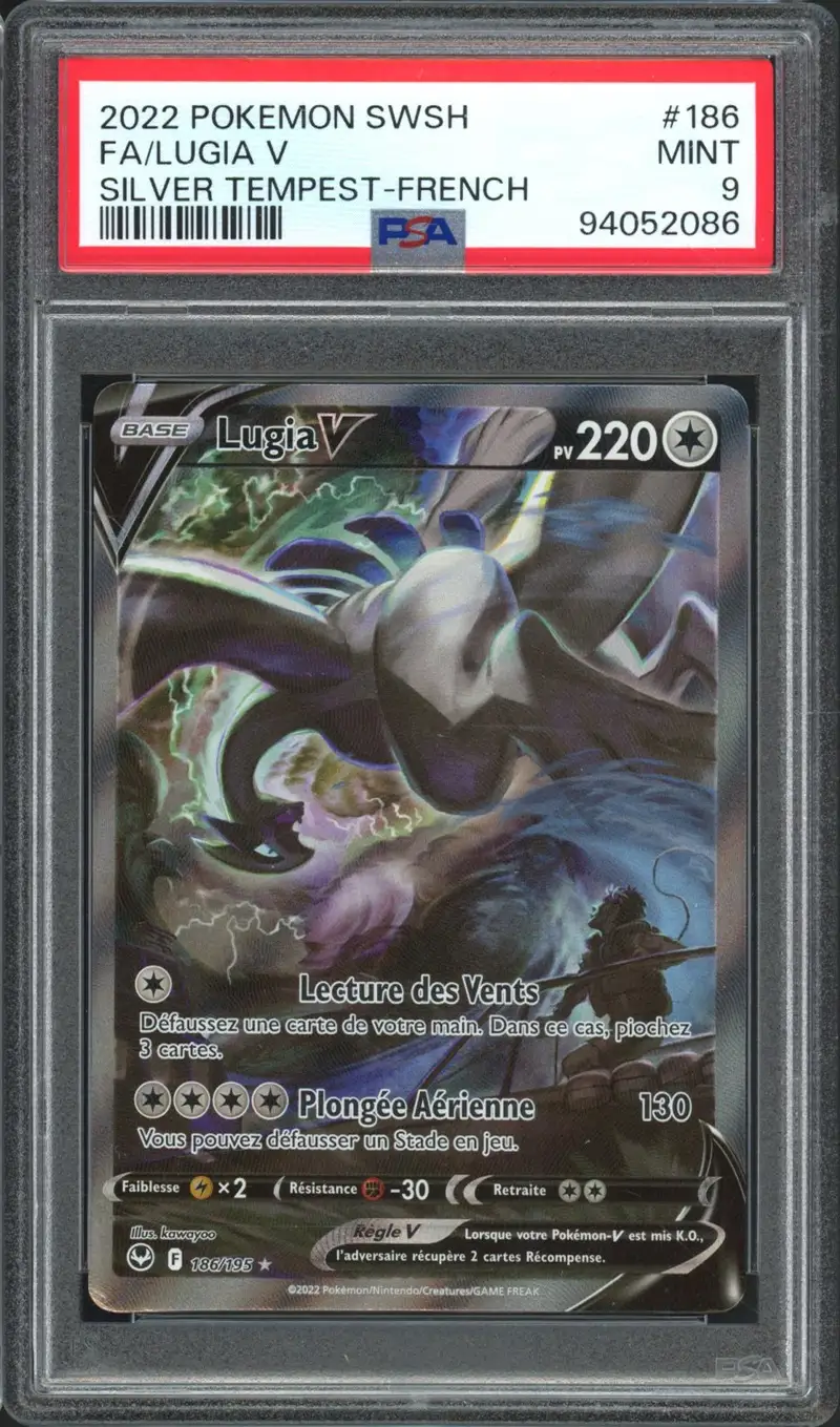 PSA 9 Lugia V