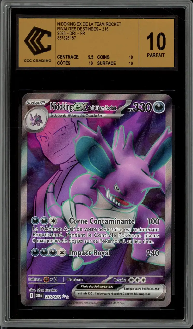 CCC 10 Nidoking Ex de la Team Rocket