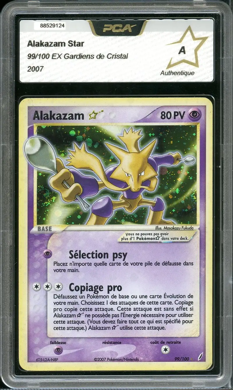 PCA A Alakazam Gold Star