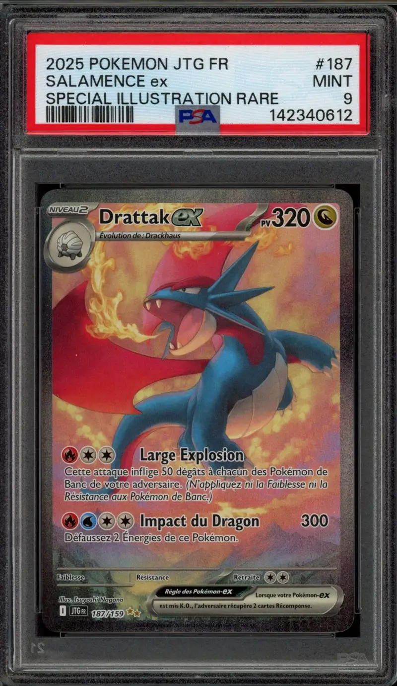 PSA 9 Drattak Ex