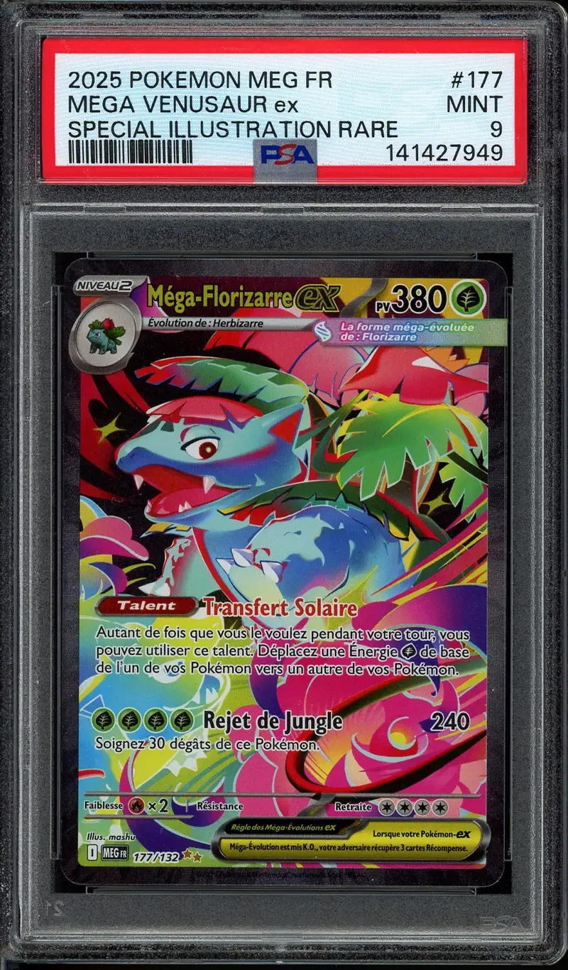 PSA 9 Méga-Florizarre Ex