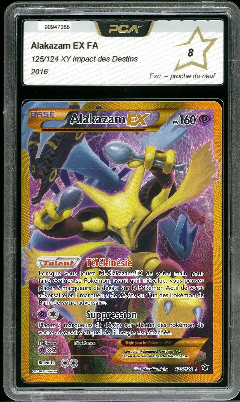 PCA 8 Alakazam Ex Gold