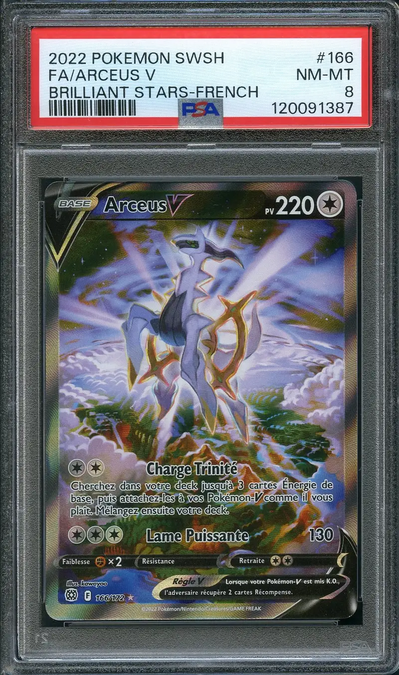 PSA 8 Arceus V