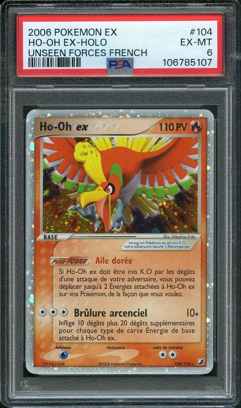 PSA 6 Ho-Oh Ex