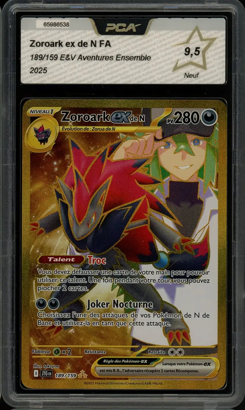 PCA 9.5 Zoroark Ex de N Gold