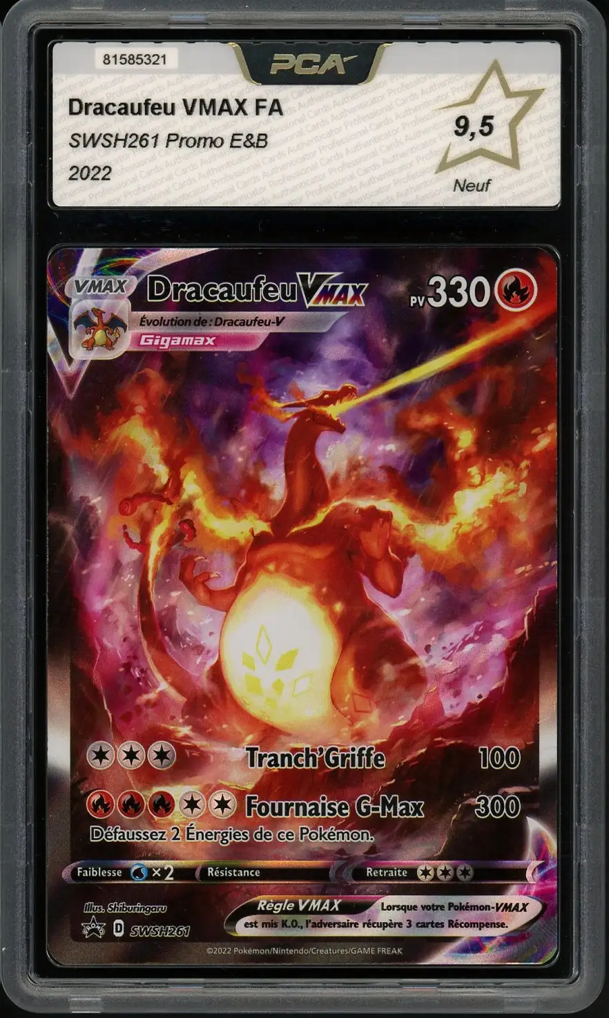 PCA 9.5 Dracaufeu VMax
