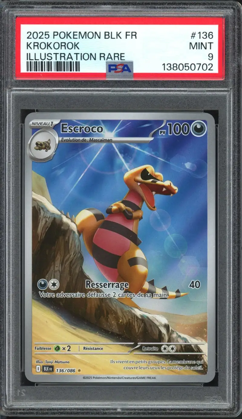 PSA 9 Escroco
