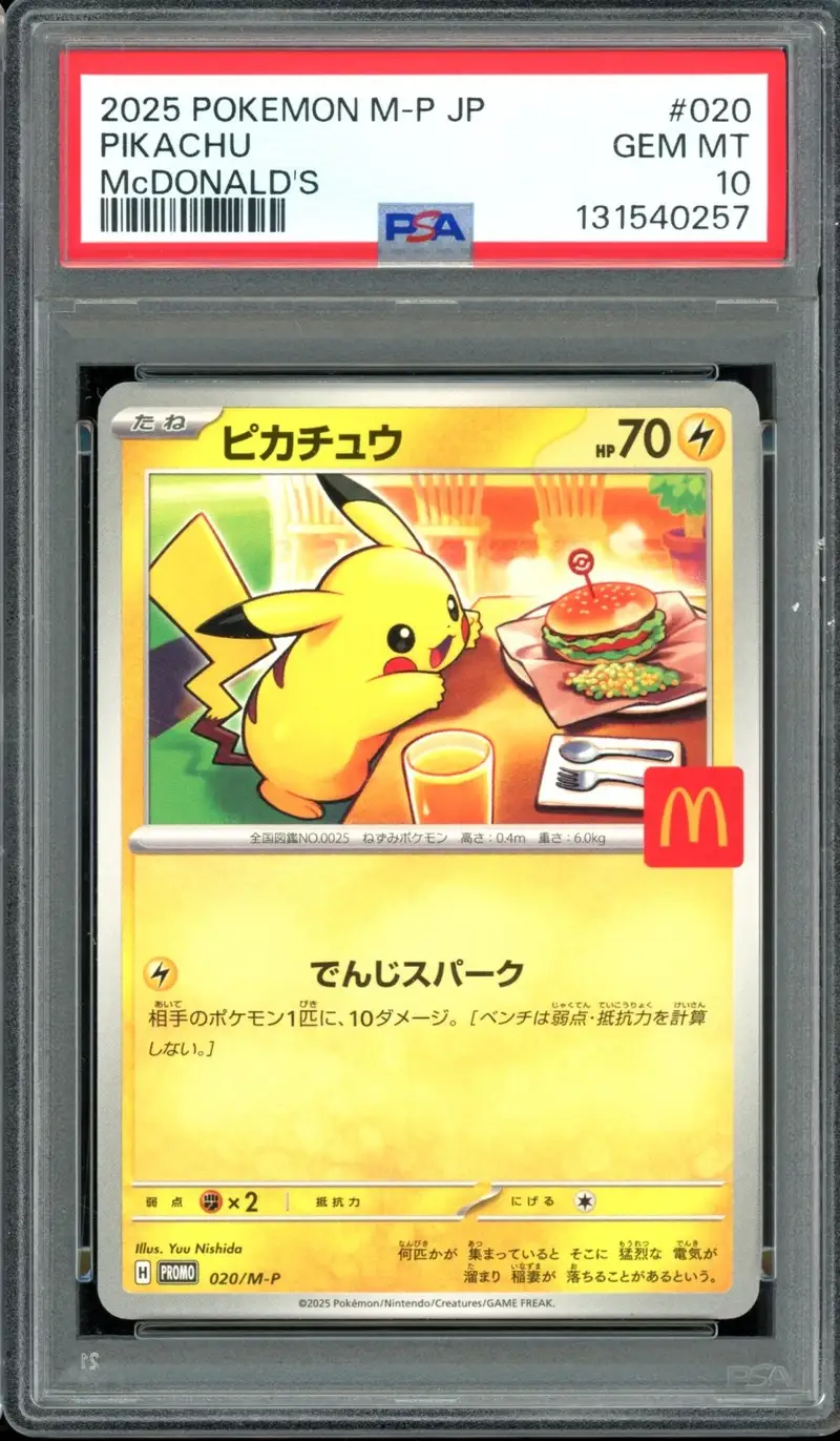 PSA 10 Pikachu