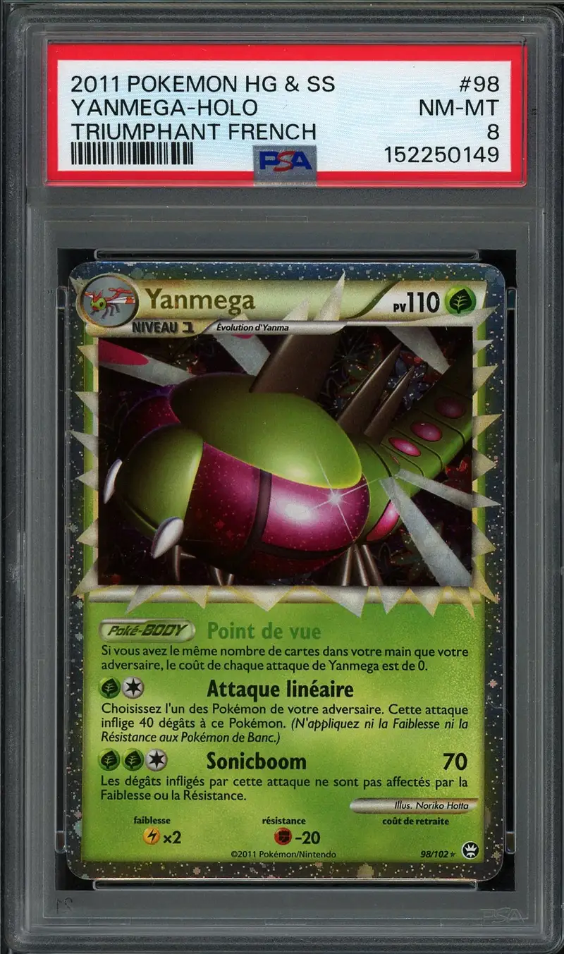 PSA 8 Yanmega Prime