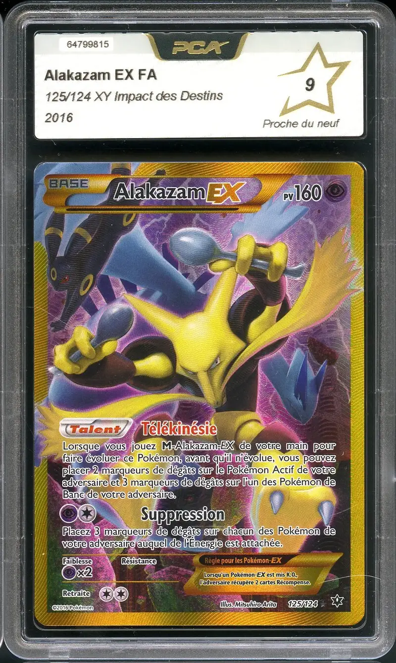 PCA 9 Alakazam Ex Gold