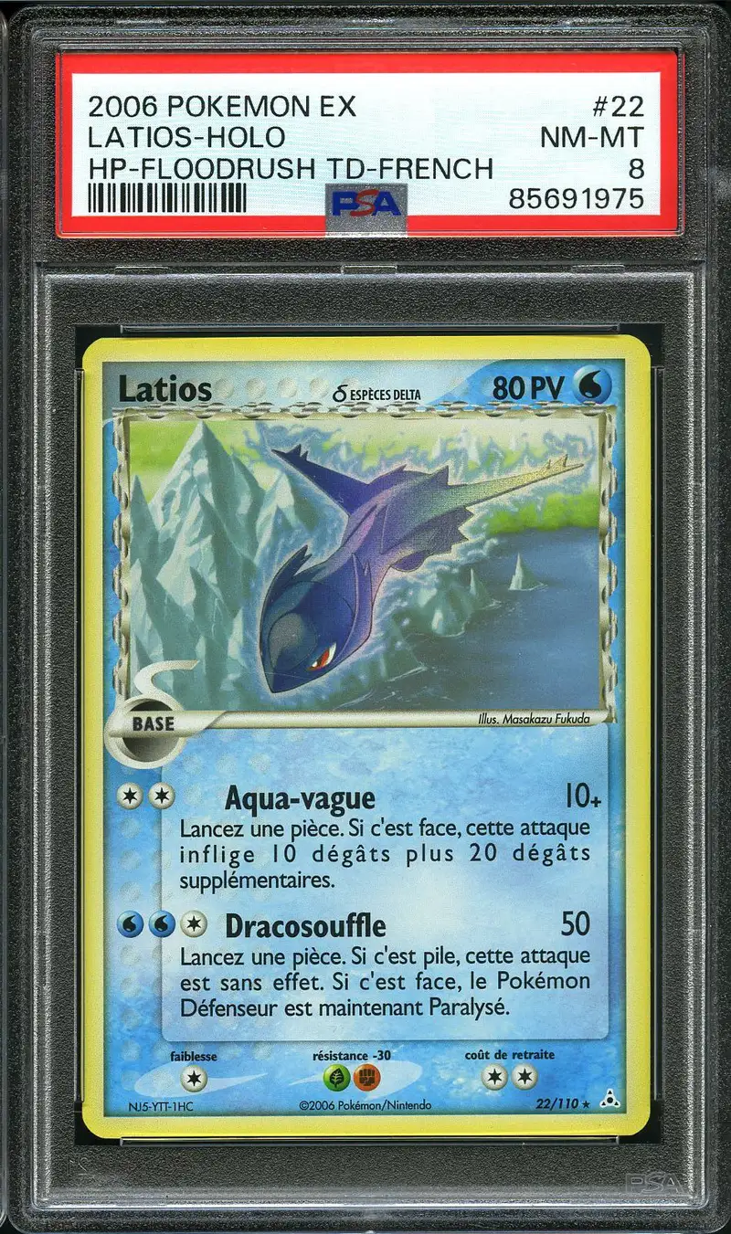 PSA 8 Latios Holo