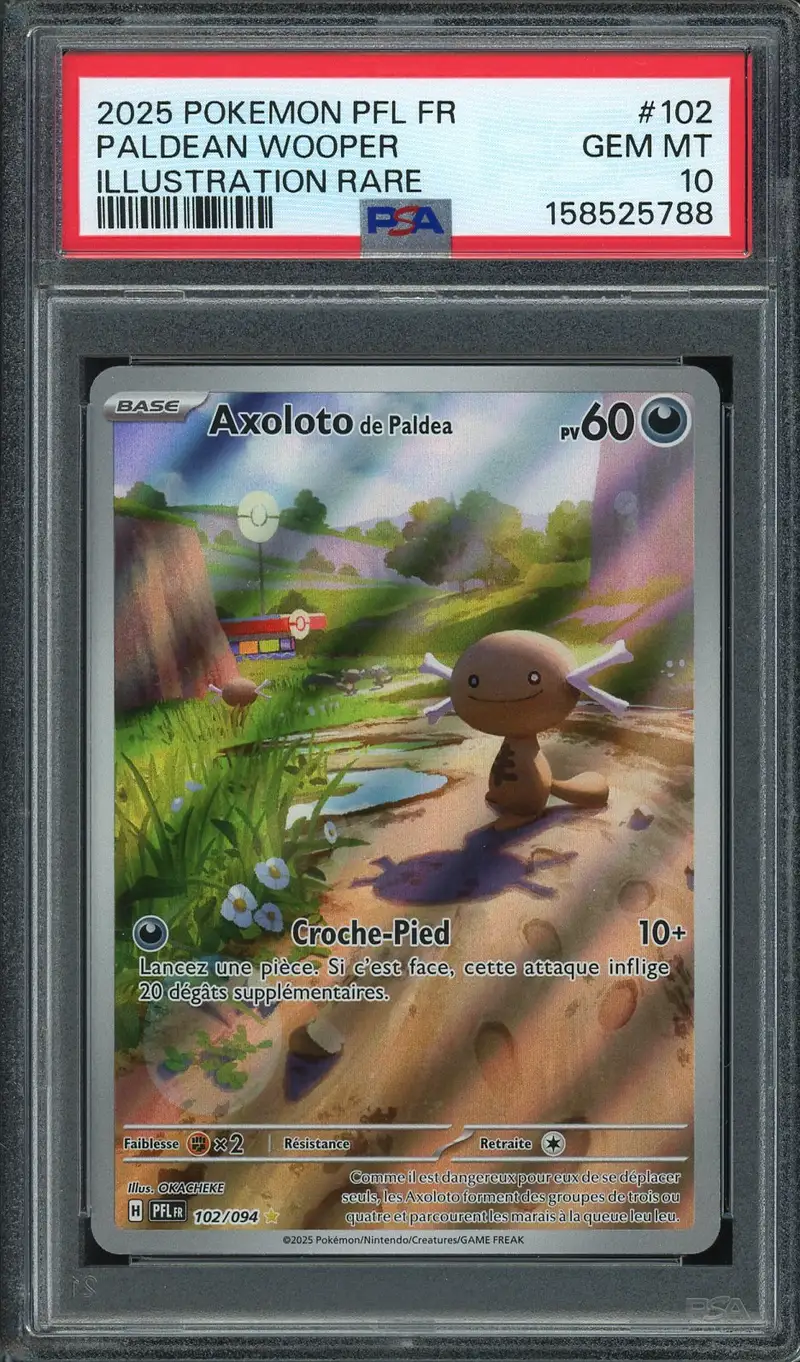 PSA 10 Axoloto de Paldéa