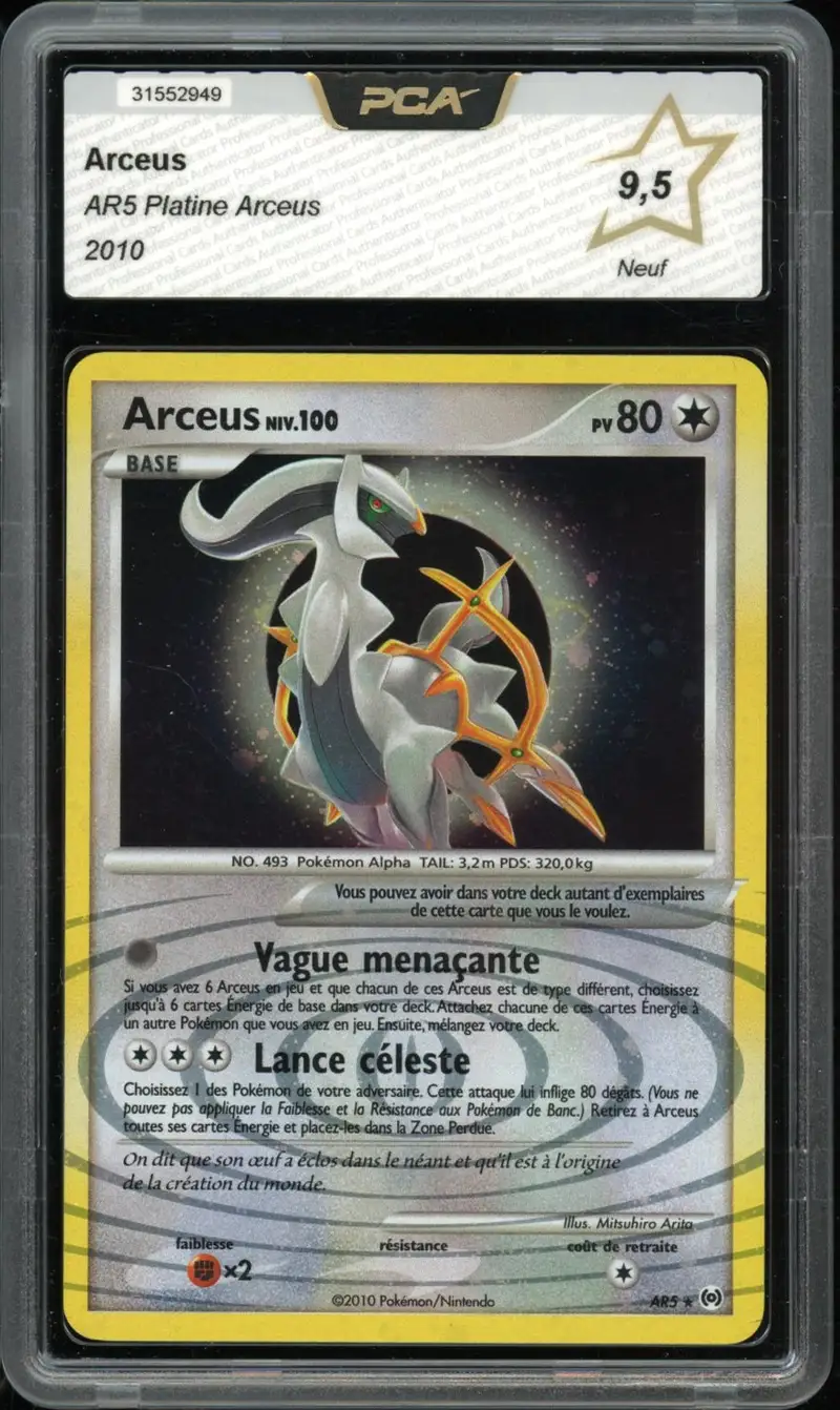 PCA 9.5 Arceus Holo
