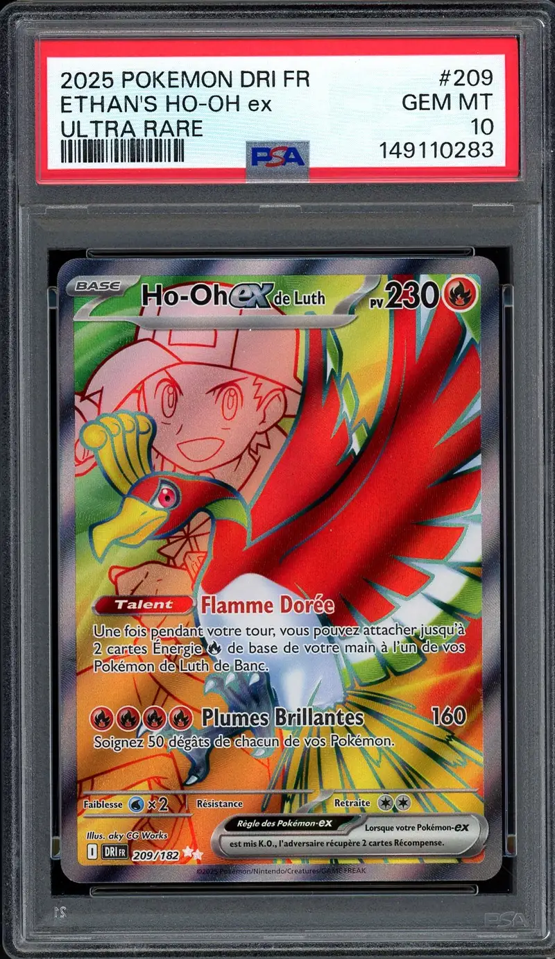 PSA 10 Ho-Oh Ex de Luth