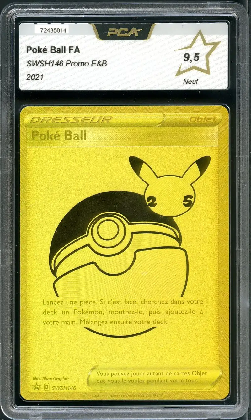PCA 9.5 Poké Ball Gold