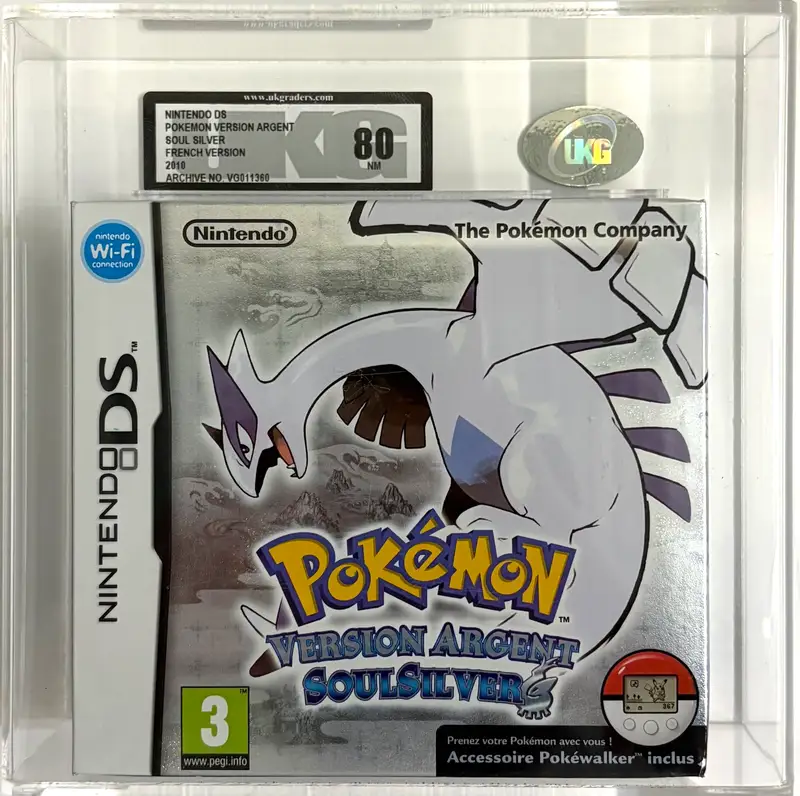 UKG 80 Jeu Nintendo DS Pokémon Version Argent SoulSilver
