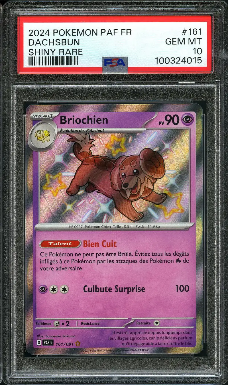 PSA 10 Briochien Shiny
