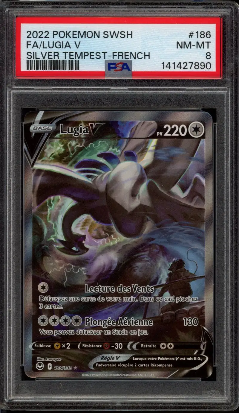 PSA 8 Lugia V