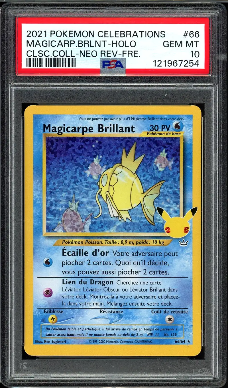 PSA 10 Magicarpe Brillant
