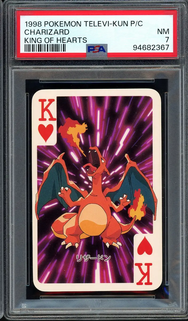 PSA 7 Telvi Kun King of Hearts Charizard