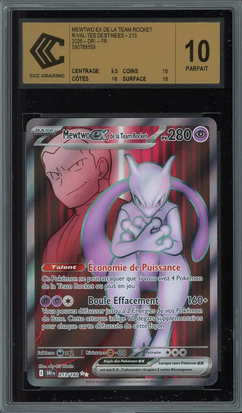 CCC 10 Mewtwo Ex de la Team Rocket