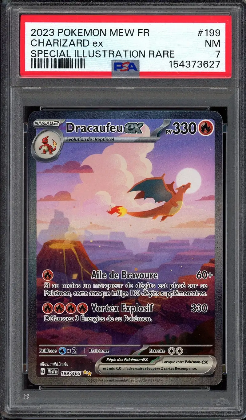 PSA 7 Dracaufeu Ex