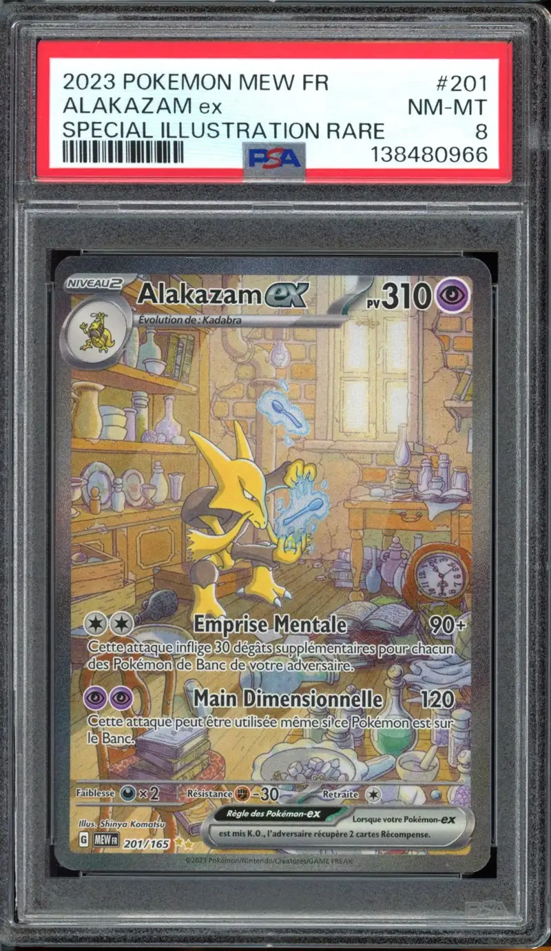 PSA 8 Alakazam Ex