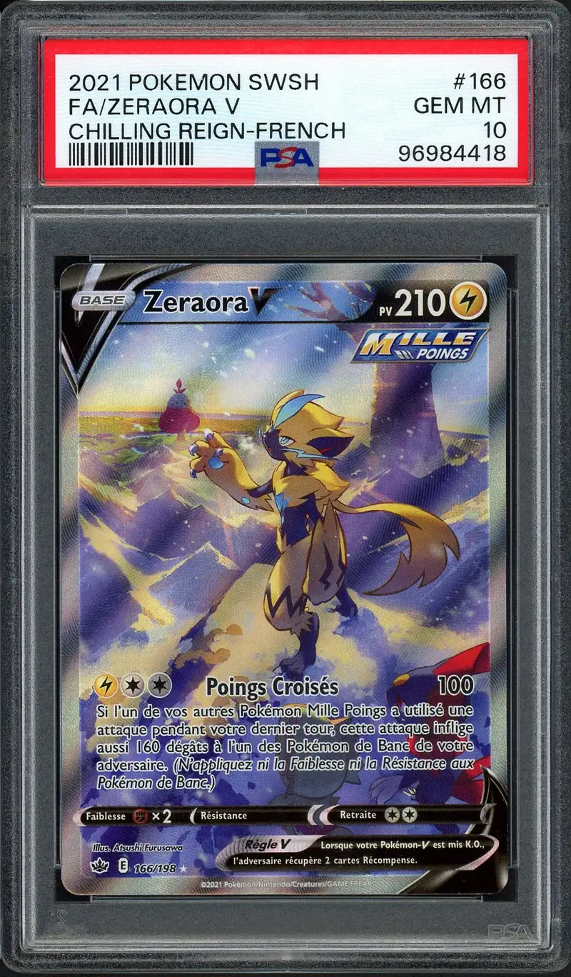 PSA 10 Zeraora V