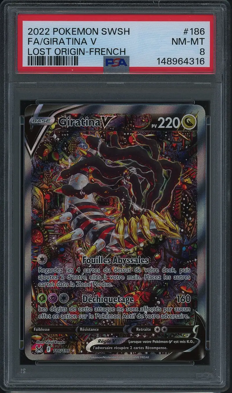 PSA 8 Giratina V
