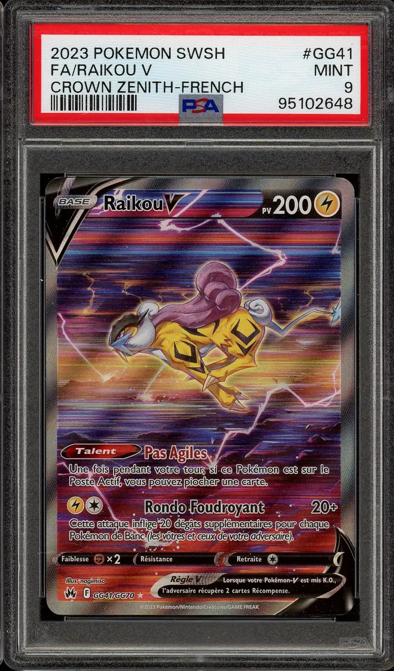 PSA 9 Raikou V