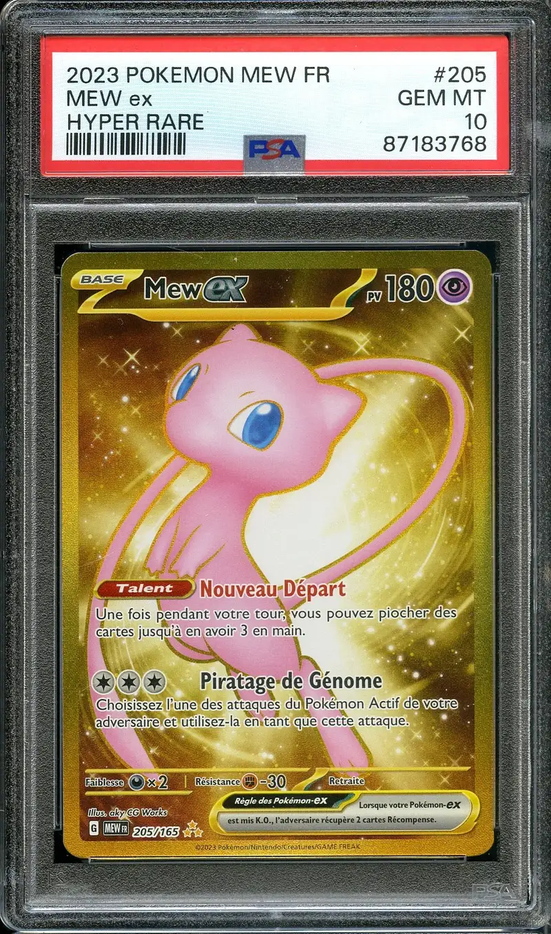 PSA 10 Mew Ex Gold