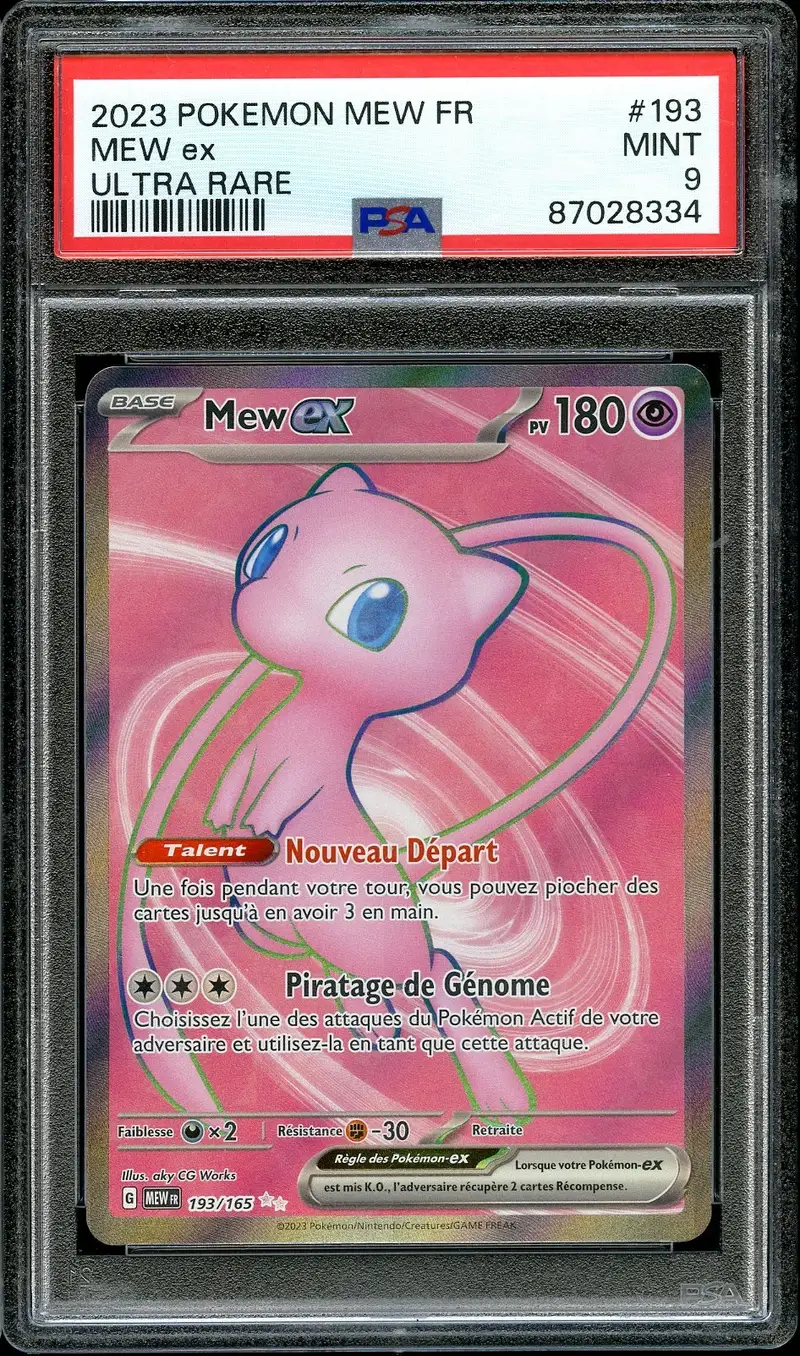 PSA 9 Mew Ex