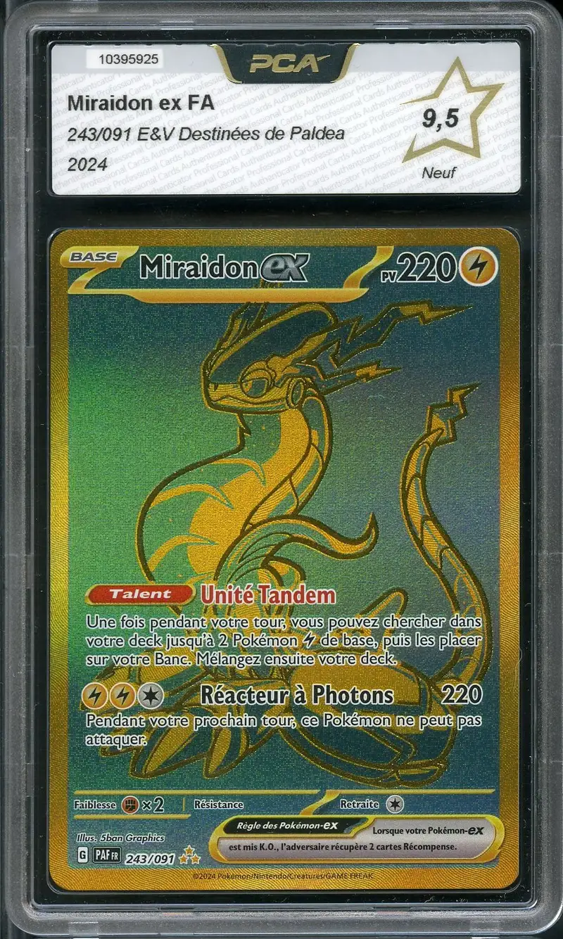PCA 9.5 Miraidon Ex Gold