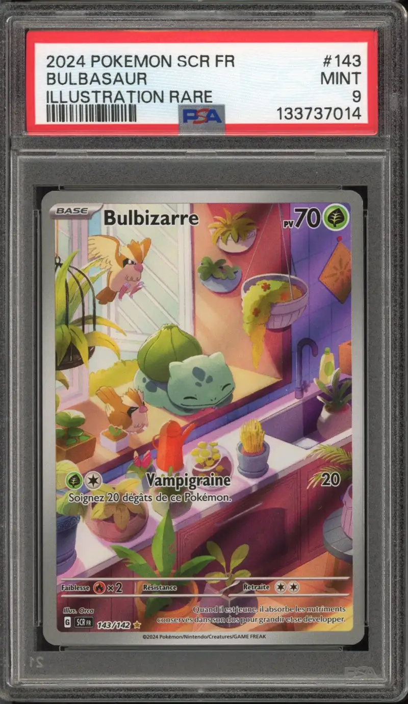 PSA 9 Bulbizarre