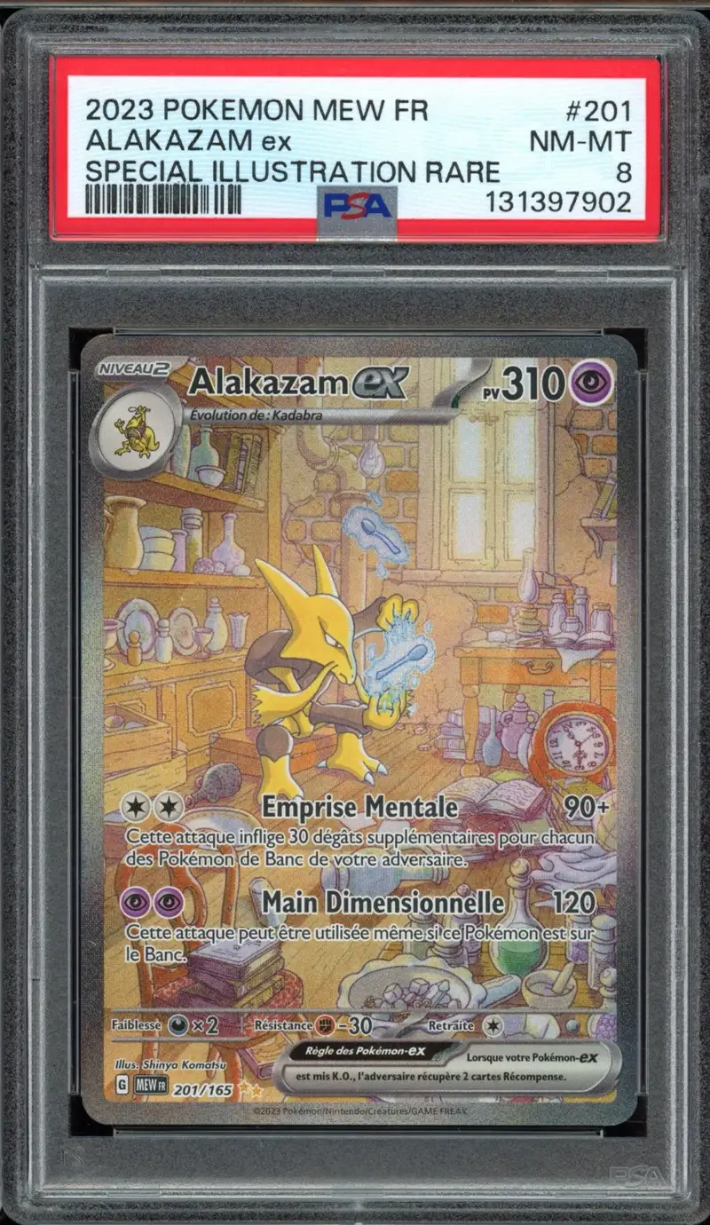 PSA 8 Alakazam Ex