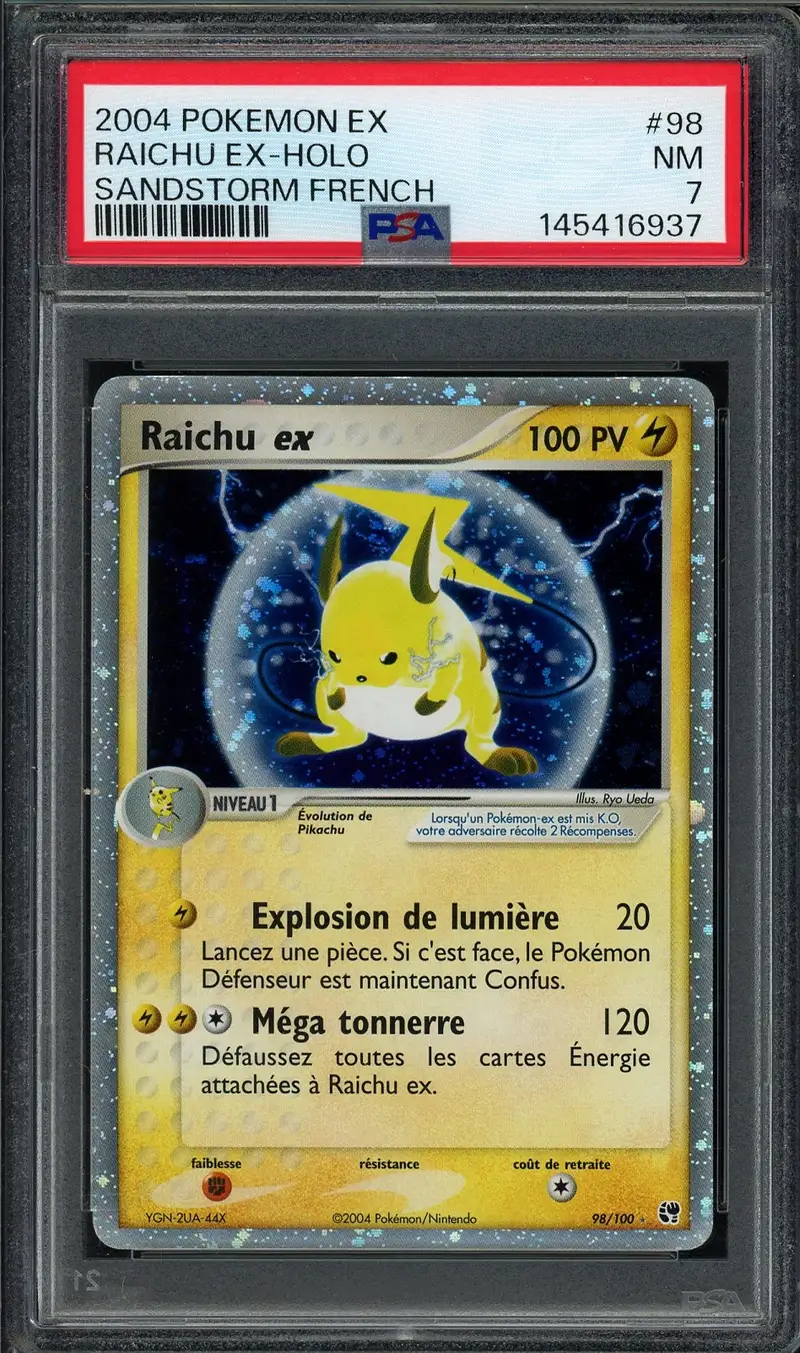 PSA 7 Raichu Ex