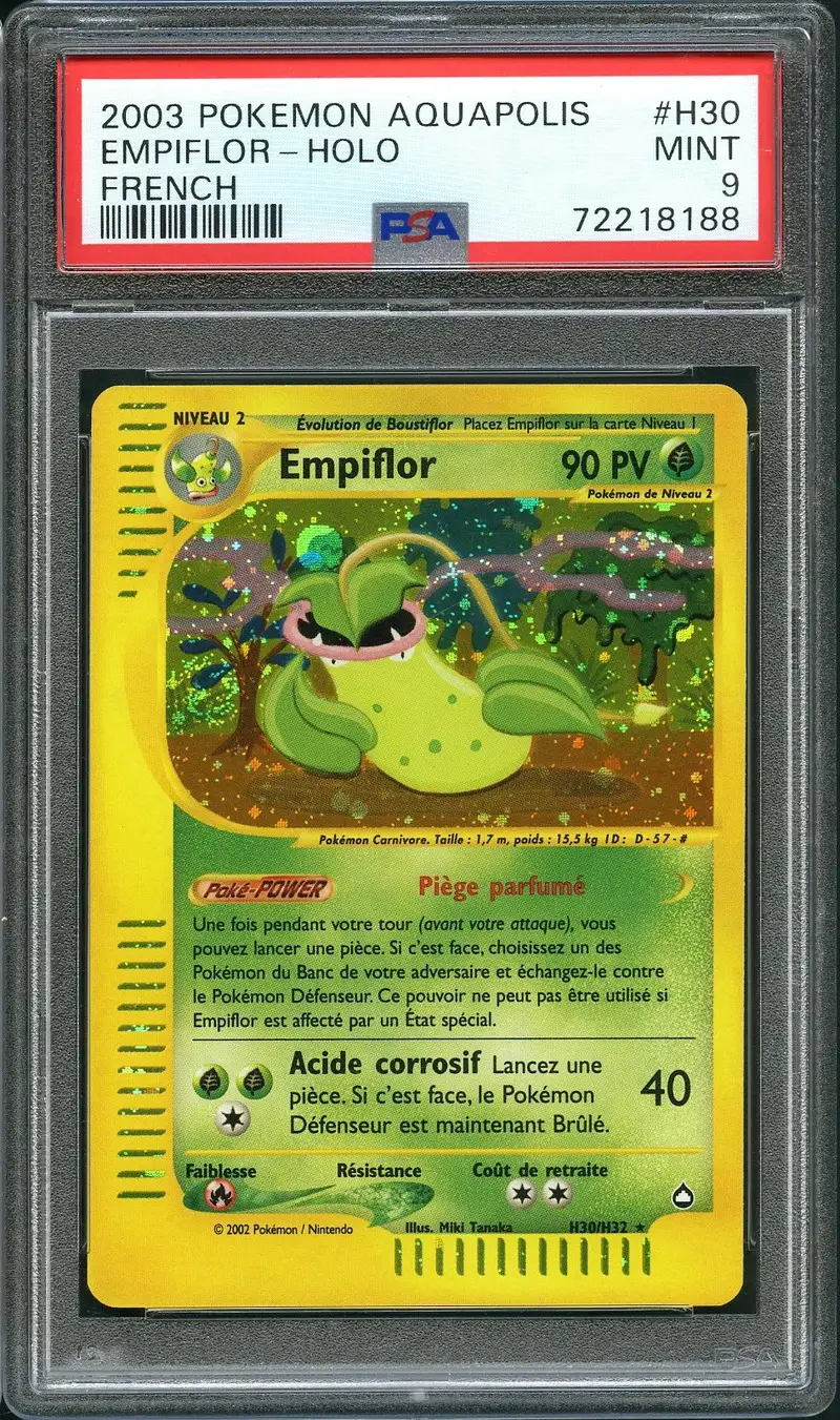PSA 9 Empiflor Holo