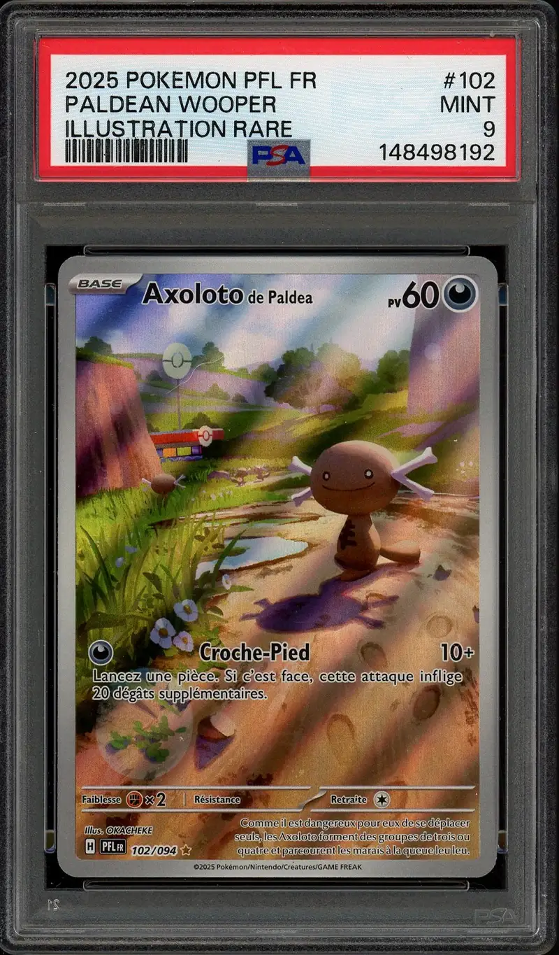 PSA 9 Axoloto de Paldea