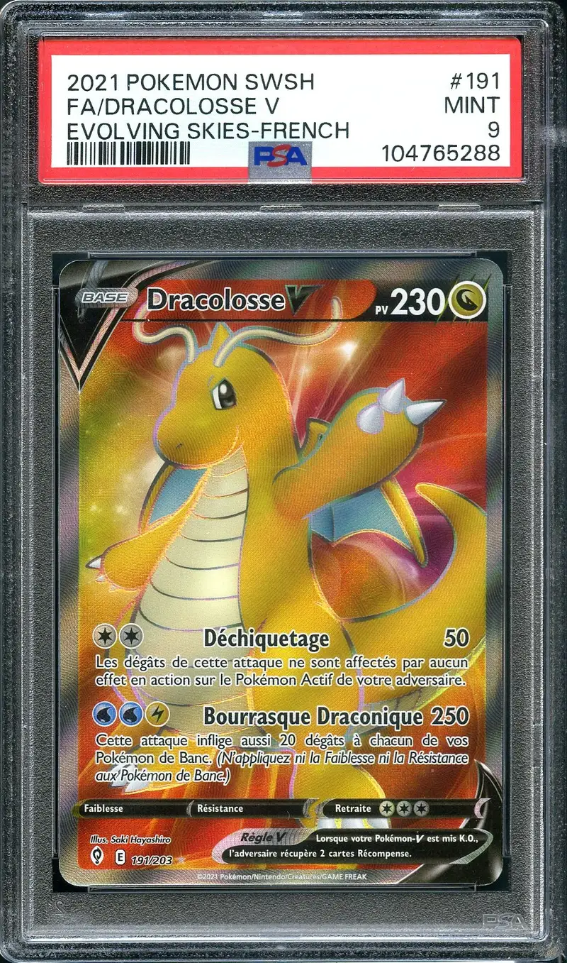 PSA 9 Dracolosse V