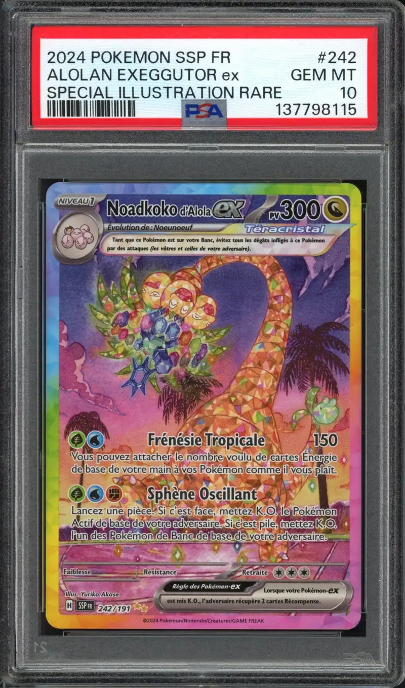 PSA 10 Noadkoko d'Alola Ex
