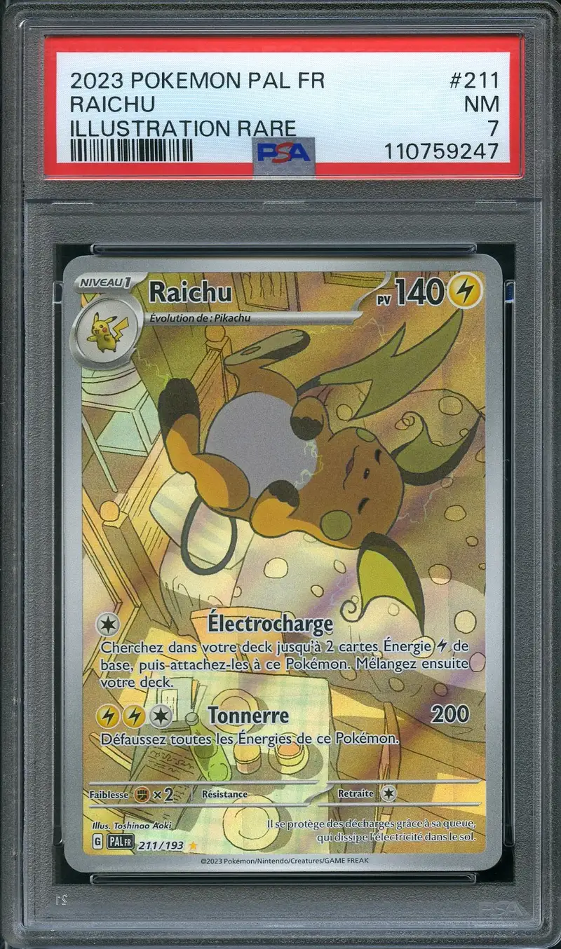 PSA 7 Raichu