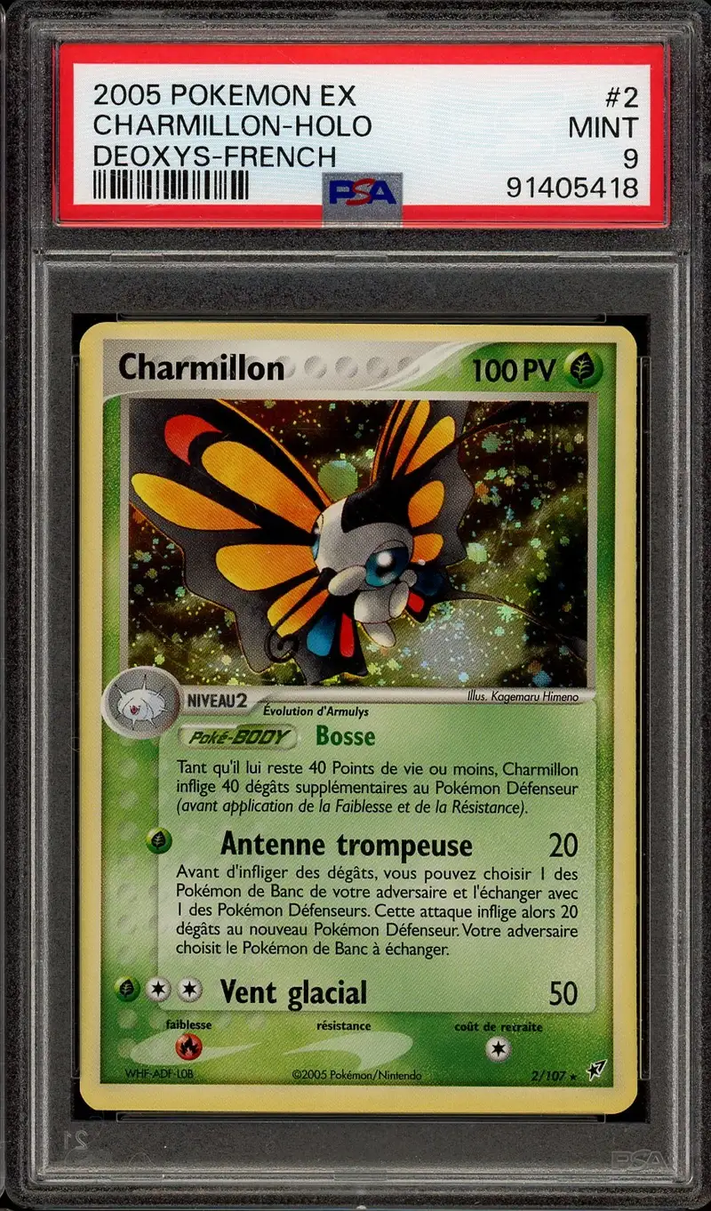 PSA 9 Charmillon Holo