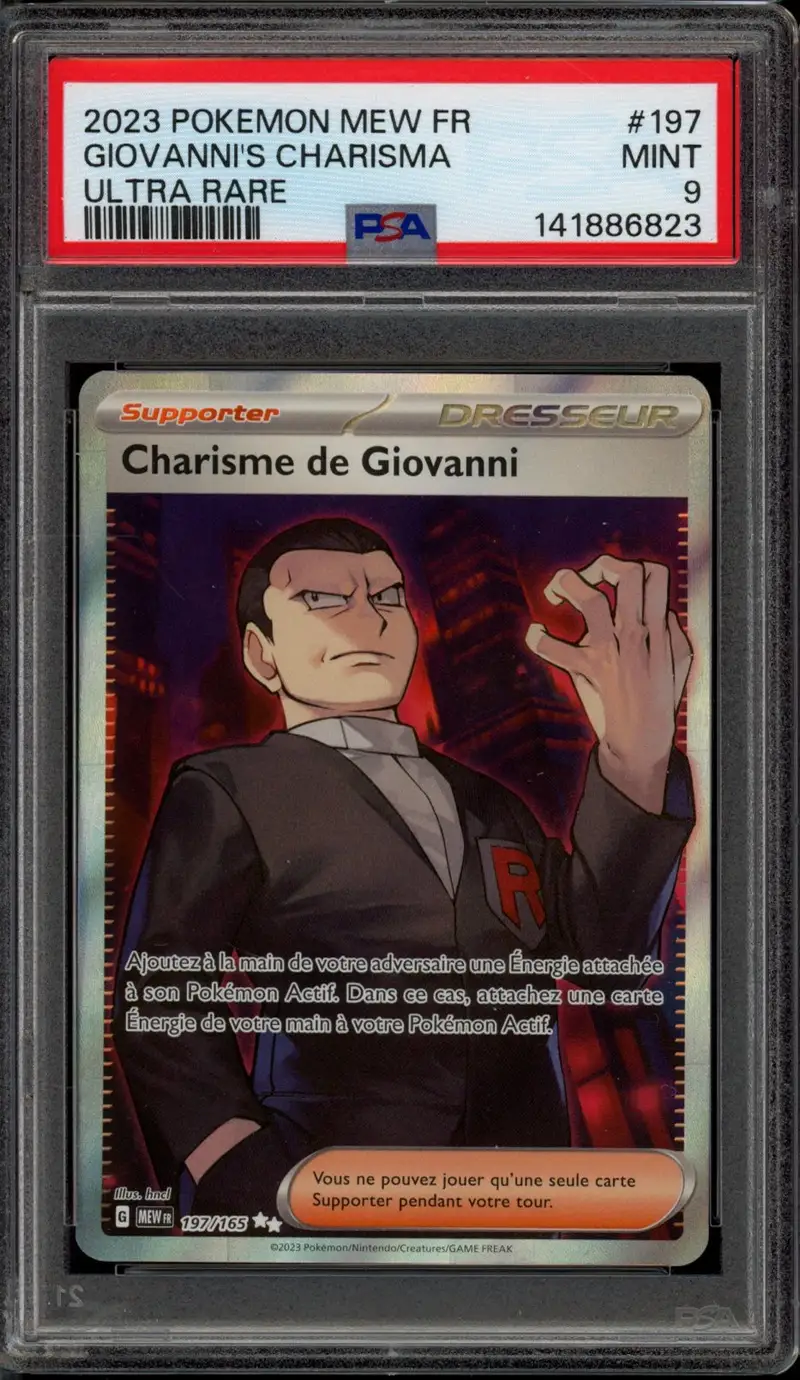PSA 9 Charisme de Giovanni