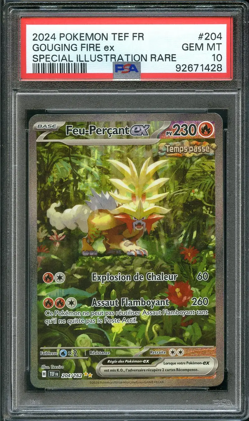PSA 10 Feu-Perçant Ex