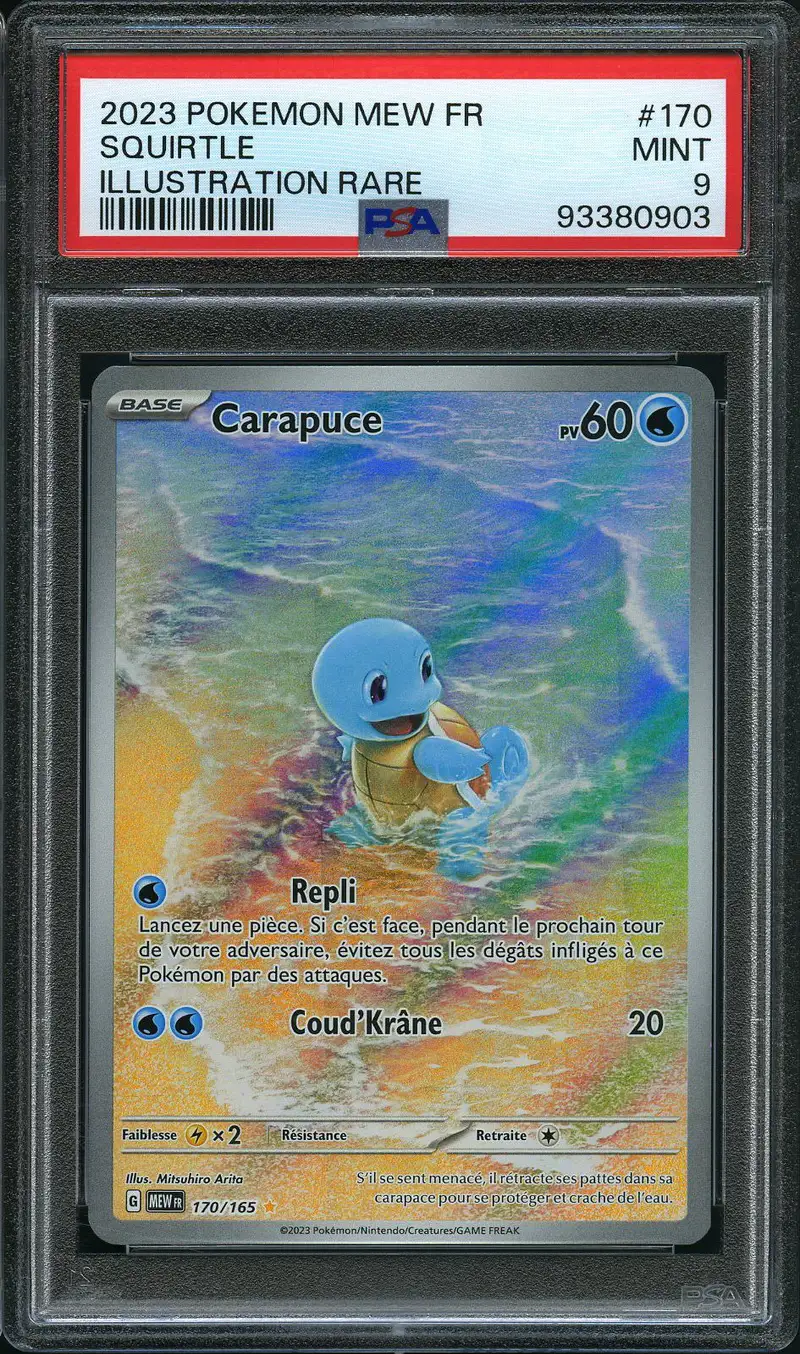 PSA 9 Carapuce