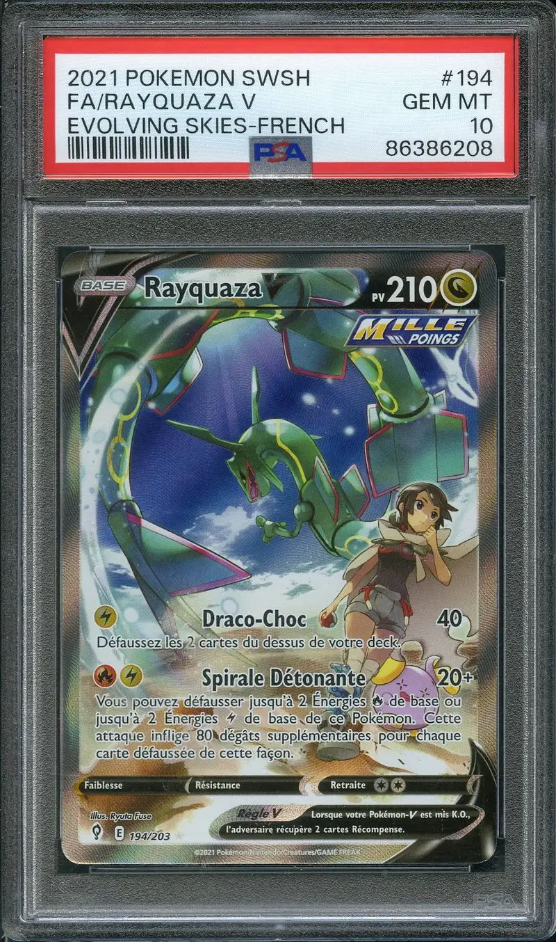 PSA 10 Rayquaza V