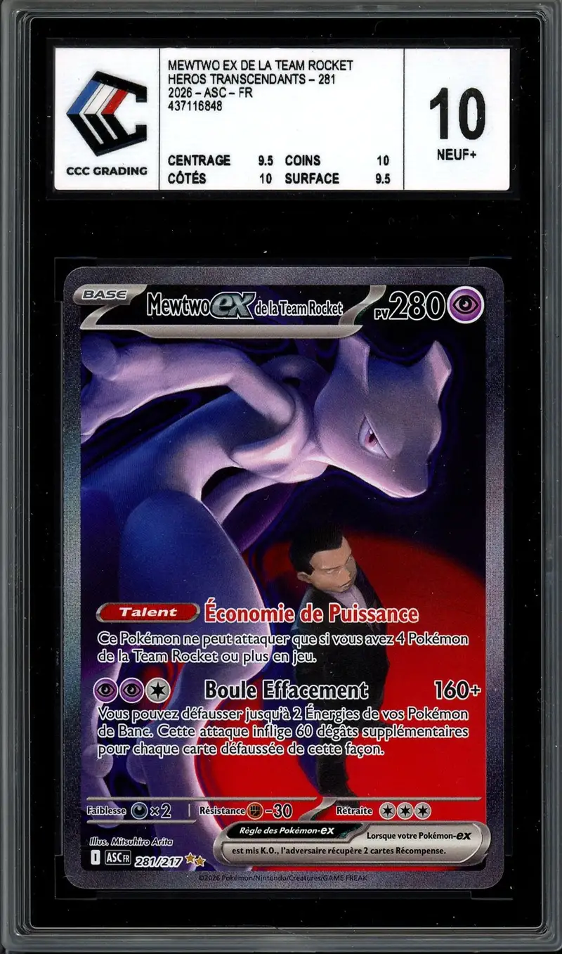CCC 10 Mewtwo Ex de la Team Rocket